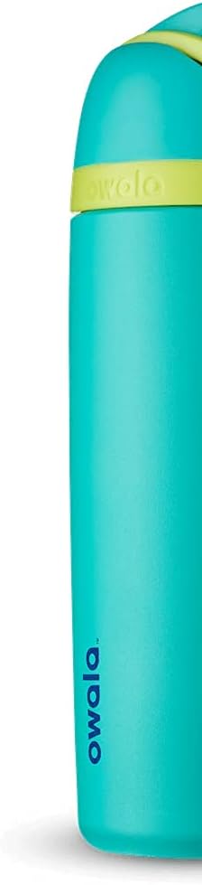 Insulated Stainless Steel Water Bottle - FreeSip Straw & Spout