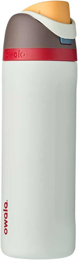 Insulated Stainless Steel Water Bottle - FreeSip Straw & Spout