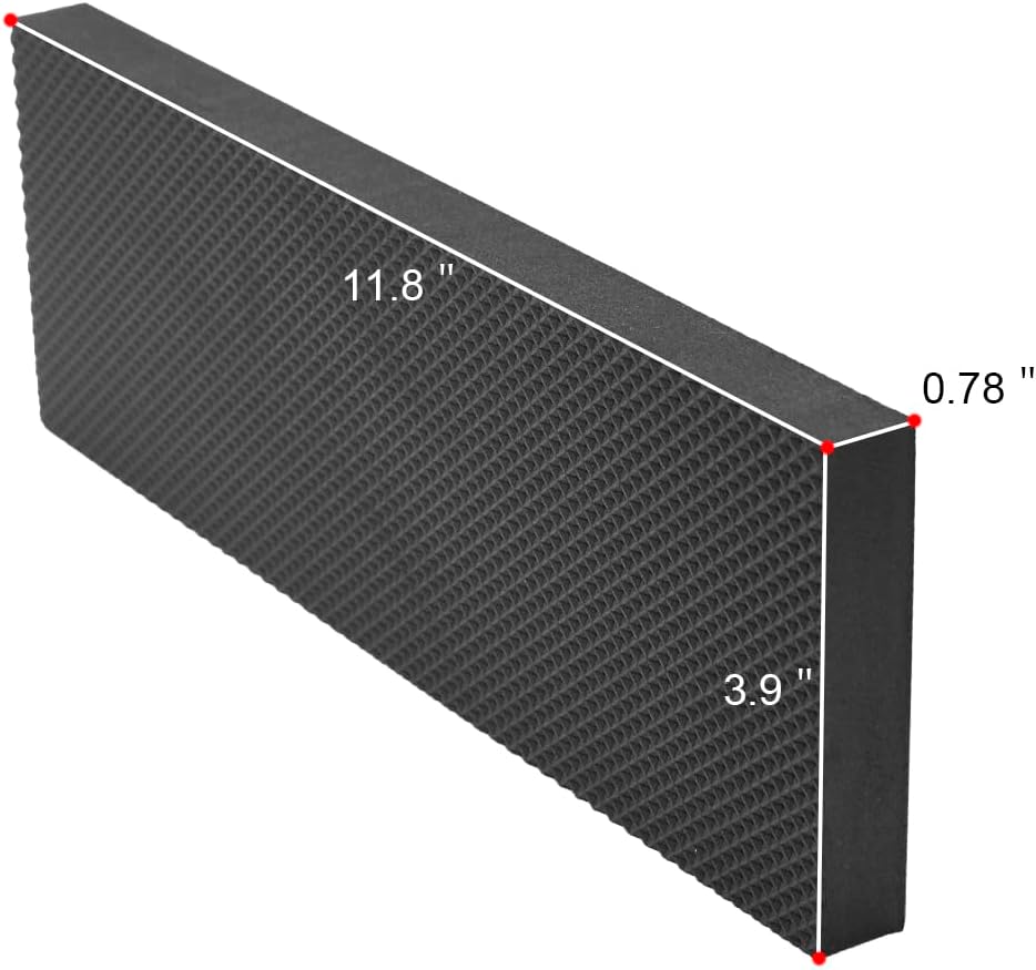 KLOLKUTTA Garage Wall Protector, 4 Pack Car Door Wall Guard Bumpers Self Adhesive High Density EVA Foam for Warehouse Park Assist