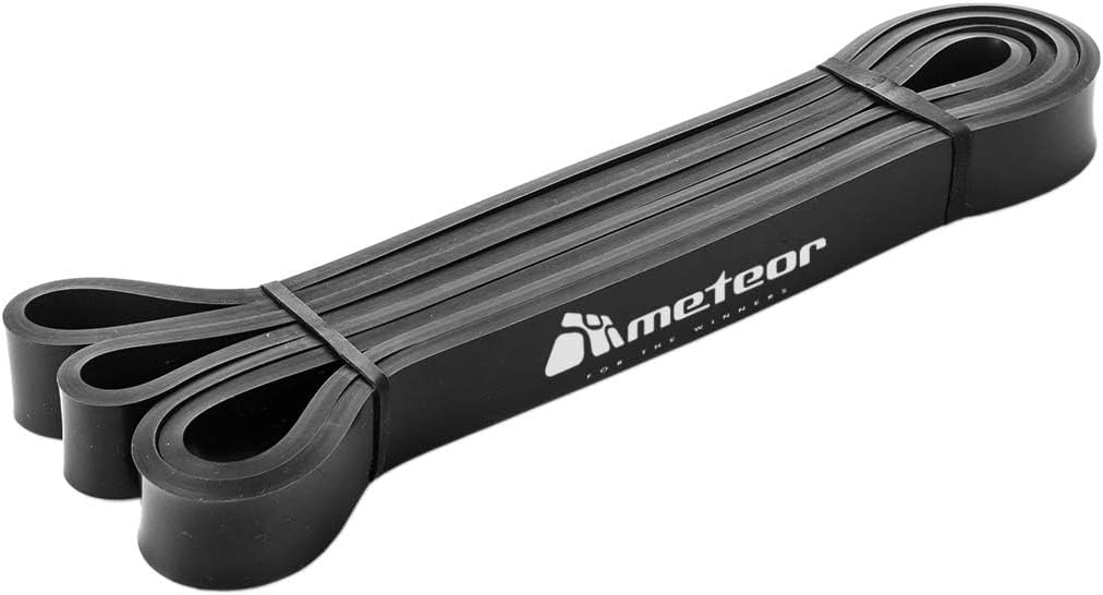 Meteor Essential Power Bands, Resistance Loop Set, Natural Latex Fitness Bands for Workout, Yoga, Weightlifting, Physical Therapy, Rehab, Bench Press, Dead Lift, Improve Mobility and Strength
