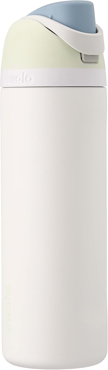 Insulated Stainless Steel Water Bottle - FreeSip Straw & Spout