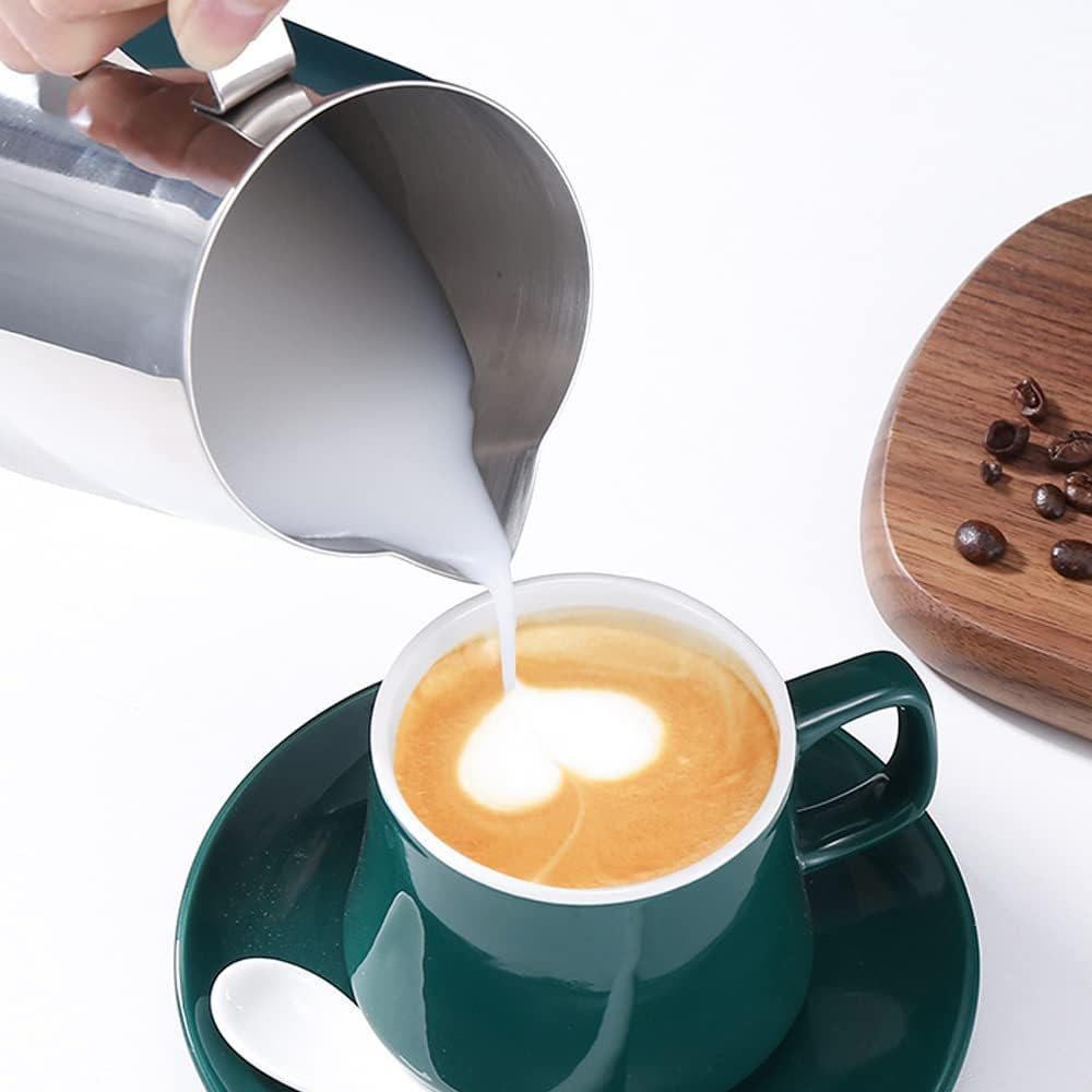 Stainless Steel Milk Frothing Jug | Perfect Coffee & Lattes