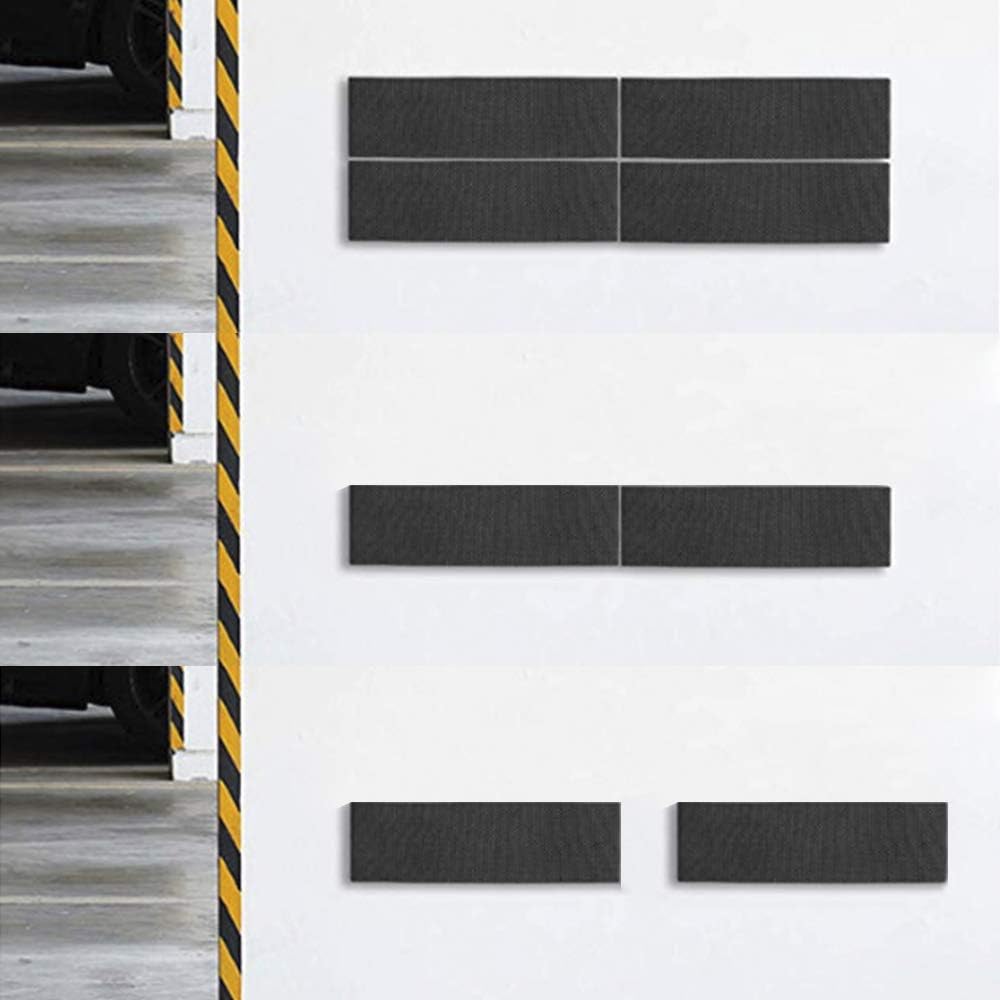KLOLKUTTA Garage Wall Protector, 4 Pack Car Door Wall Guard Bumpers Self Adhesive High Density EVA Foam for Warehouse Park Assist