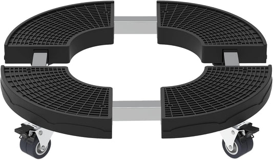 Plant Caddy with Wheels - Heavy Duty Adjustable Trolley