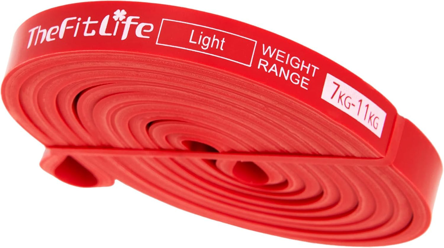 Assisted Pull Up Bands - Progressive Resistance Training Set with Exercise Guide