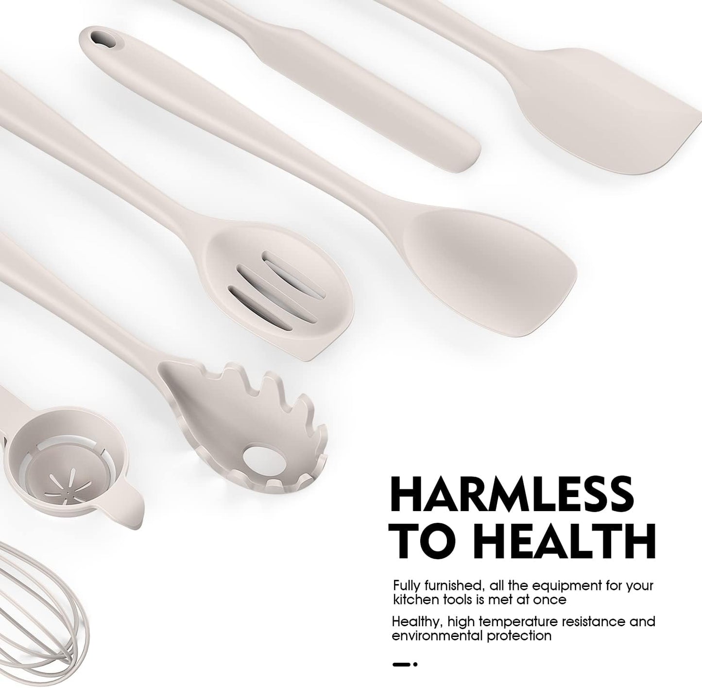 15-Piece Silicone Cooking Utensils Set | Dishwasher Safe