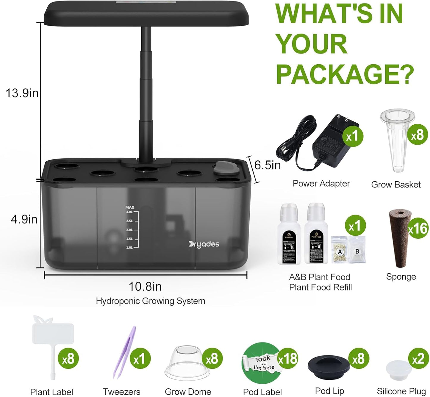 Large Hydroponics System | Indoor Garden | Full Spectrum