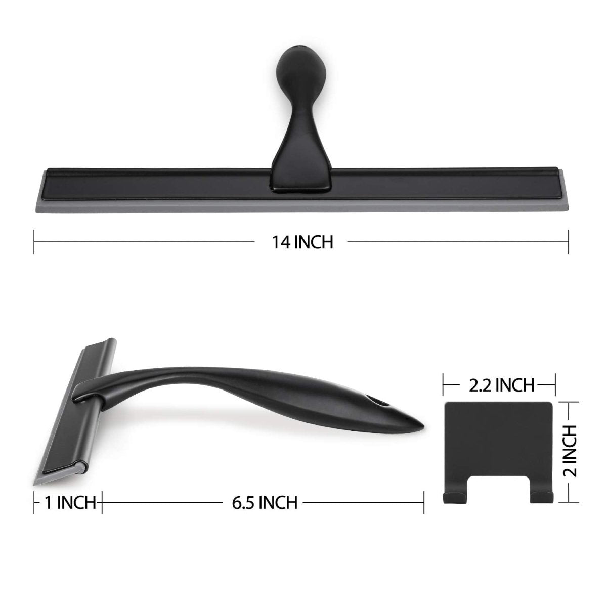 Shower Squeegee for Shower Door Bathroom Window and Car Glass
