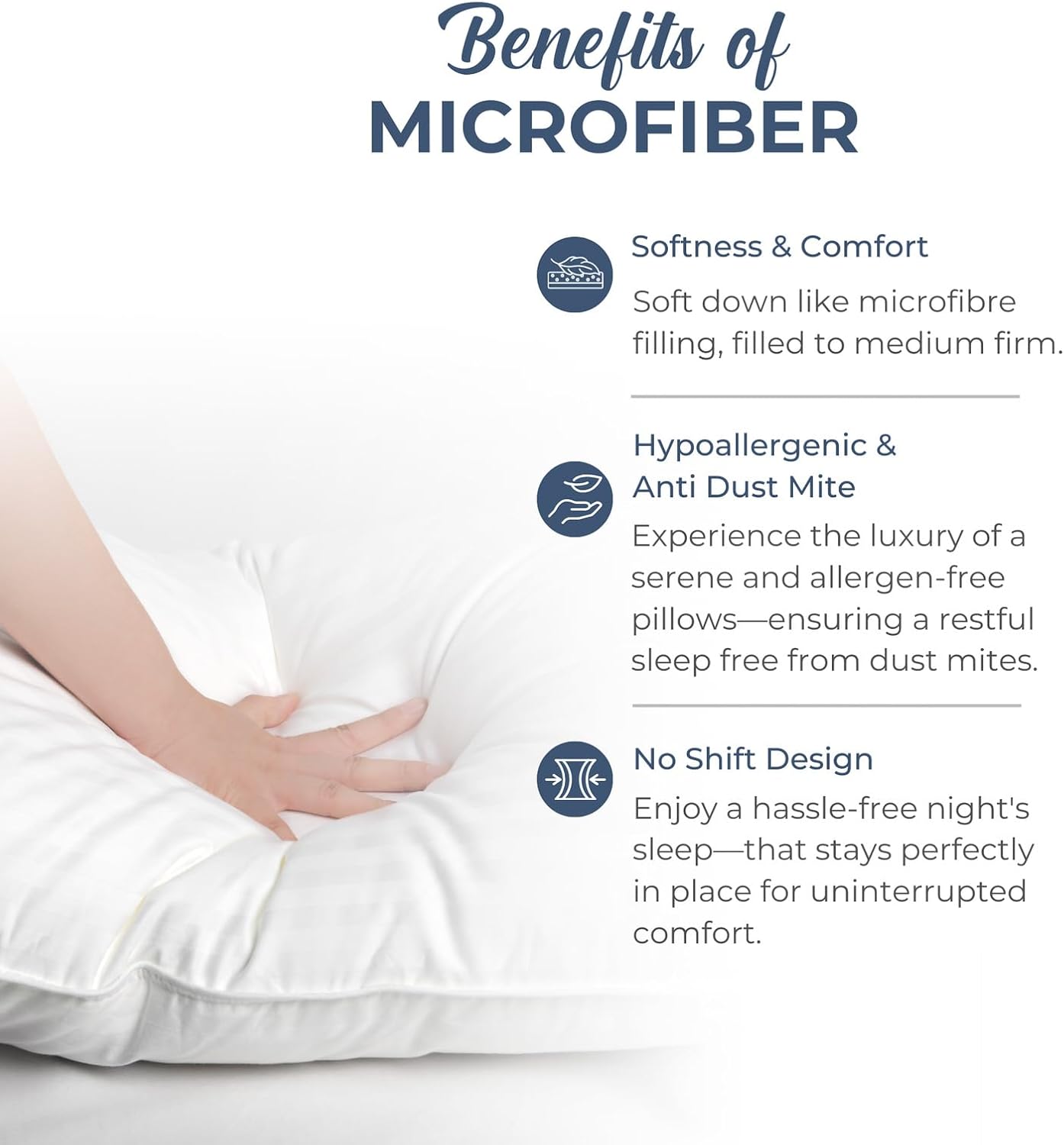 Luxurious Hypo-allergenic Pillows - Ultimate Comfort for All Sleepers - Dreamaker