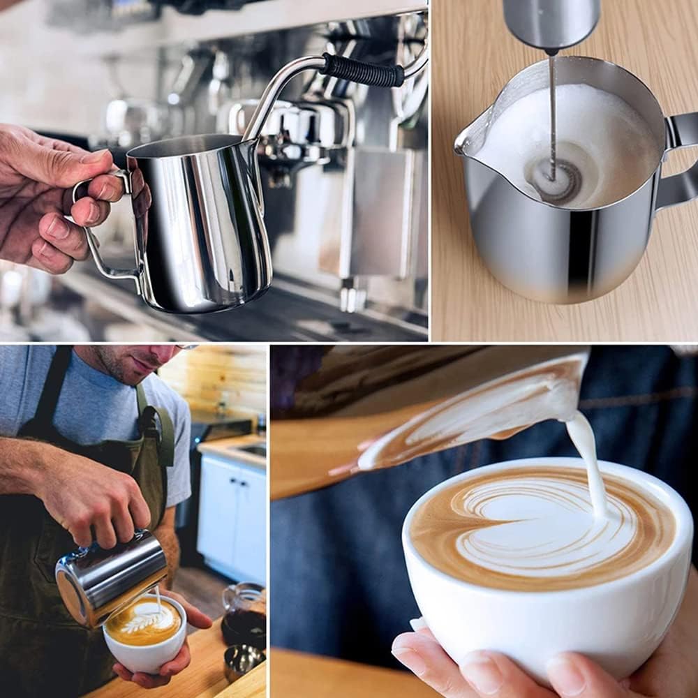 Stainless Steel Milk Frothing Jug | Perfect Coffee & Lattes
