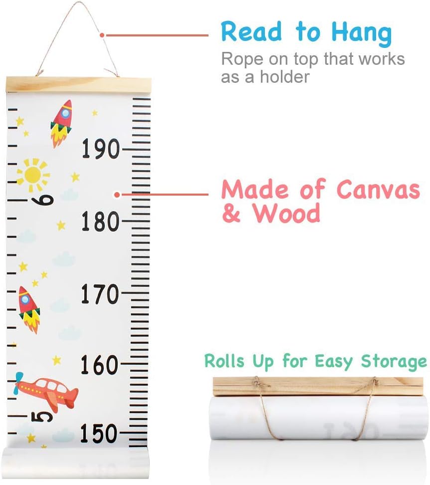 Kids Height Chart | Canvas Growth Chart | Nursery Decor | Australia
