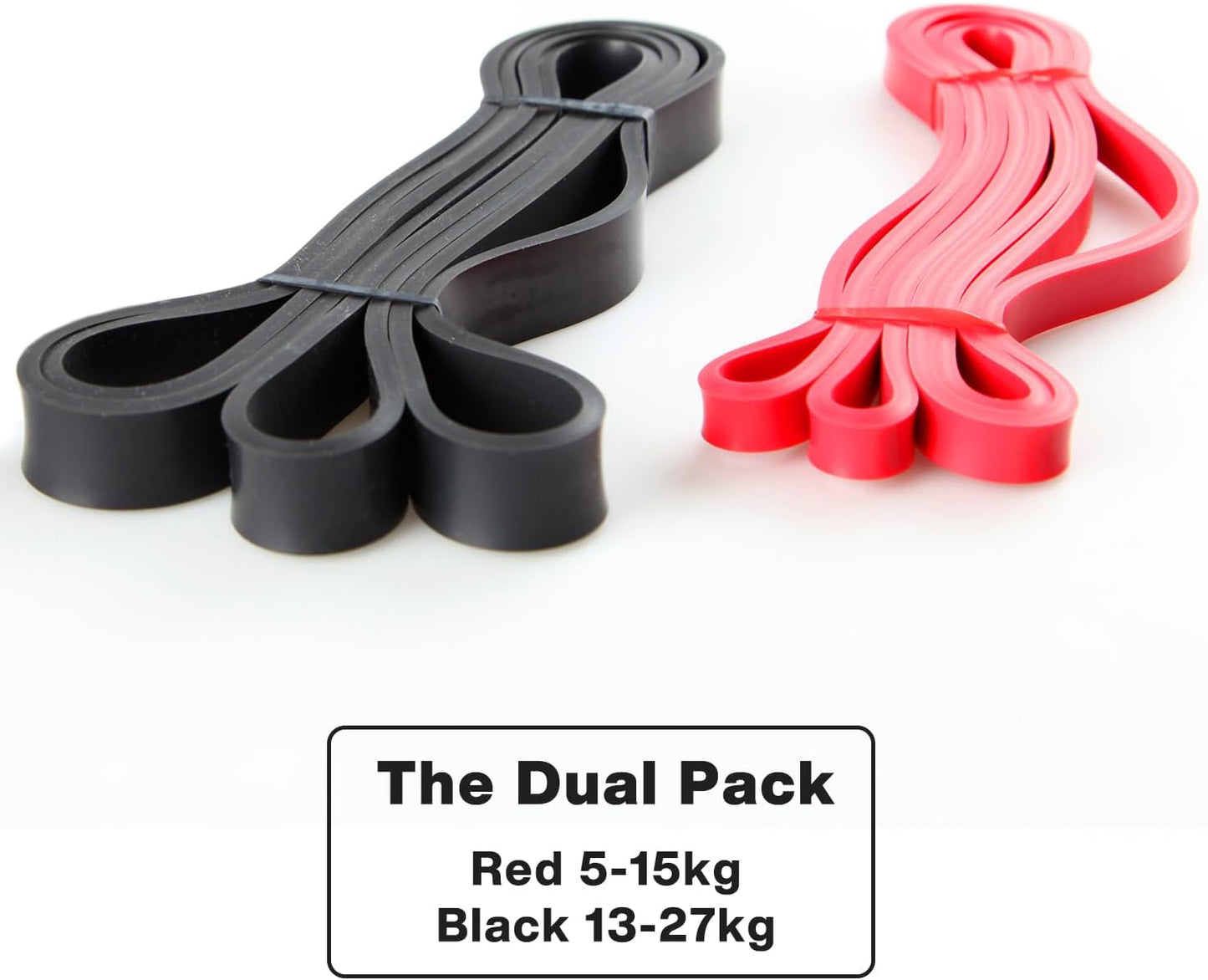 Meteor Essential Power Bands, Resistance Loop Set, Natural Latex Fitness Bands for Workout, Yoga, Weightlifting, Physical Therapy, Rehab, Bench Press, Dead Lift, Improve Mobility and Strength