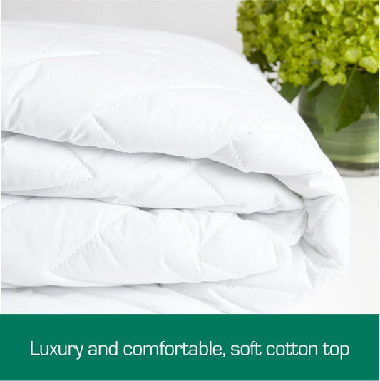 Australian Made Fully Fitted Cotton Quilted Mattress Protector - All Sizes