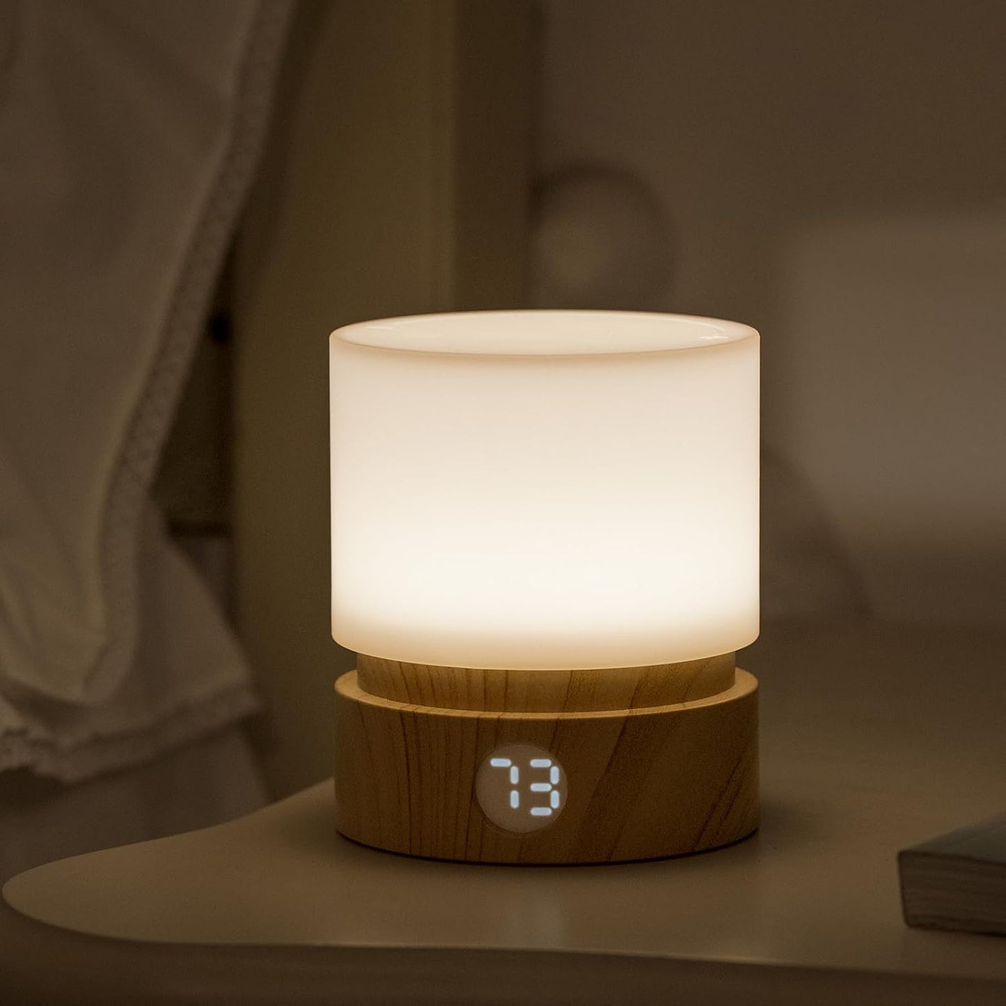 Warm Light Nursery Night Light | Timer | Portable Lamp