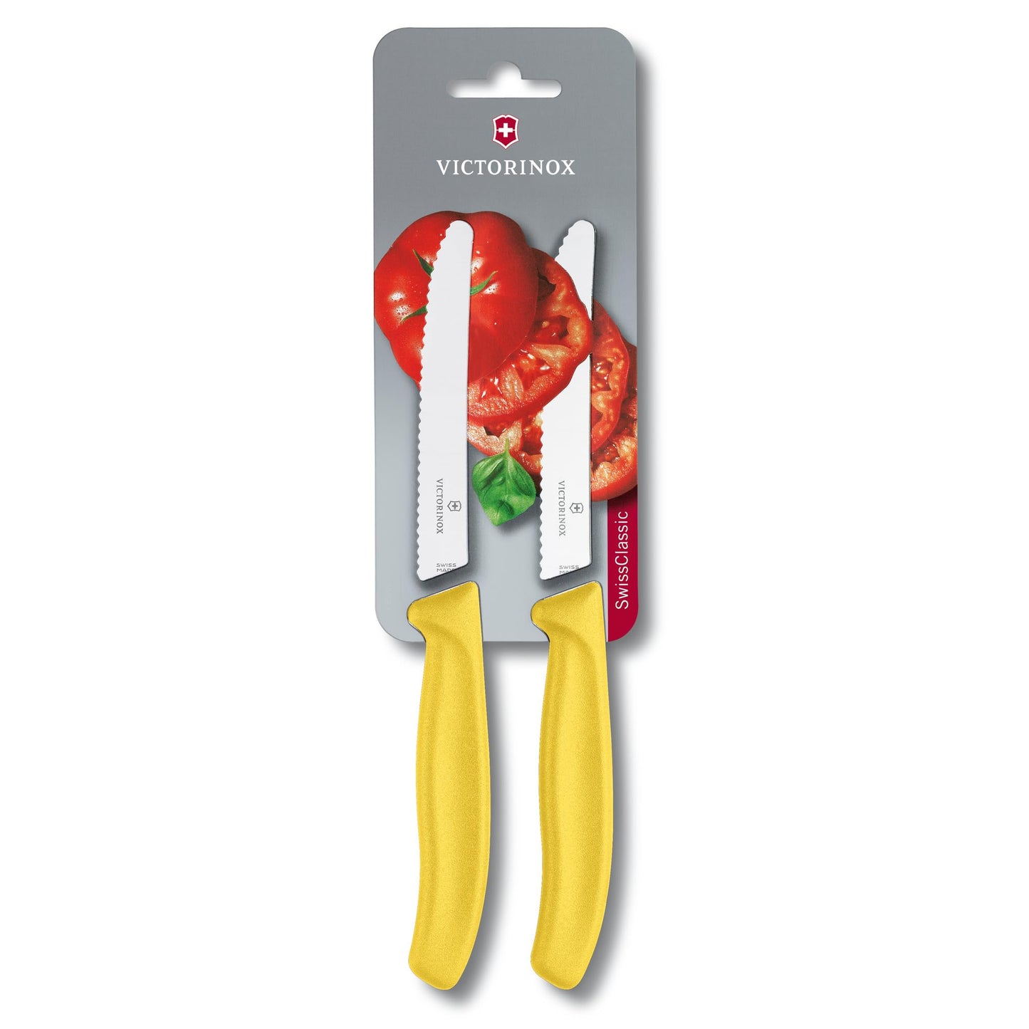 Victorinox Classic Wavy Edge Steak and Tomato Knife, Green
