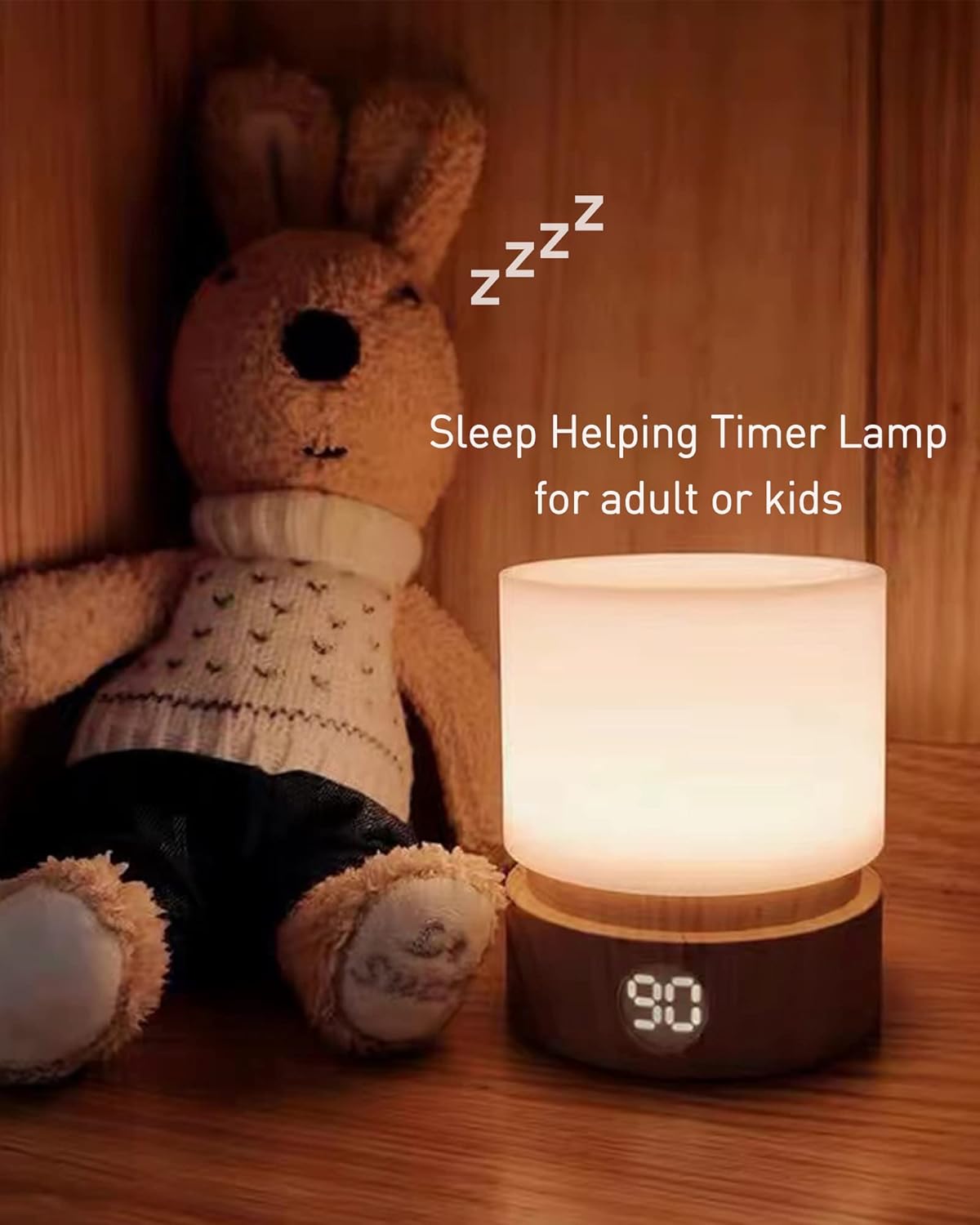 Warm Light Nursery Night Light | Timer | Portable Lamp