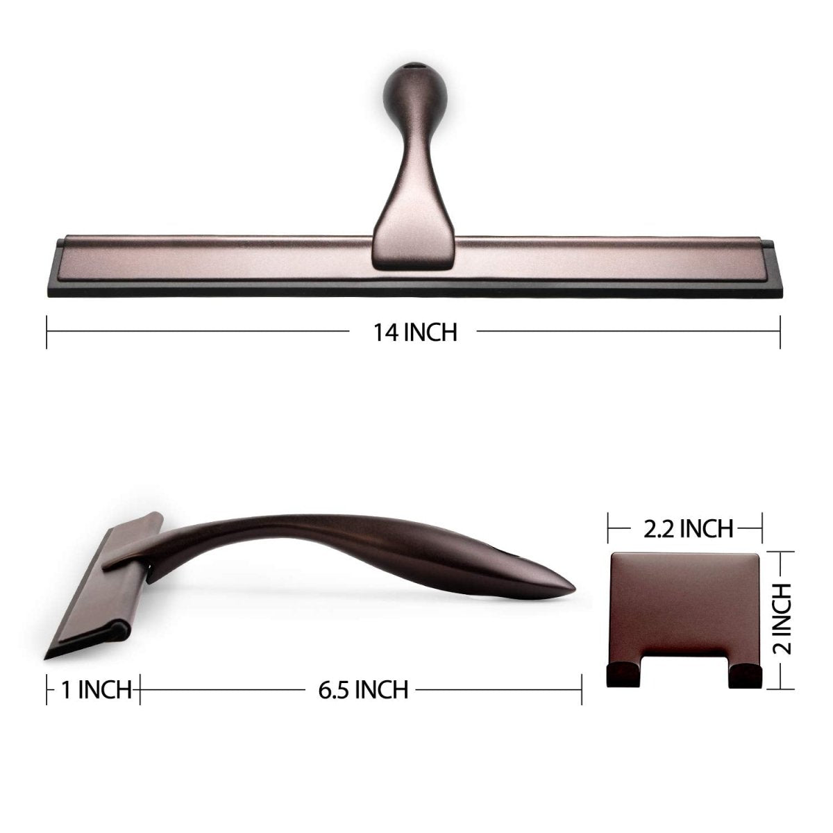 Shower Squeegee for Shower Door Bathroom Window and Car Glass