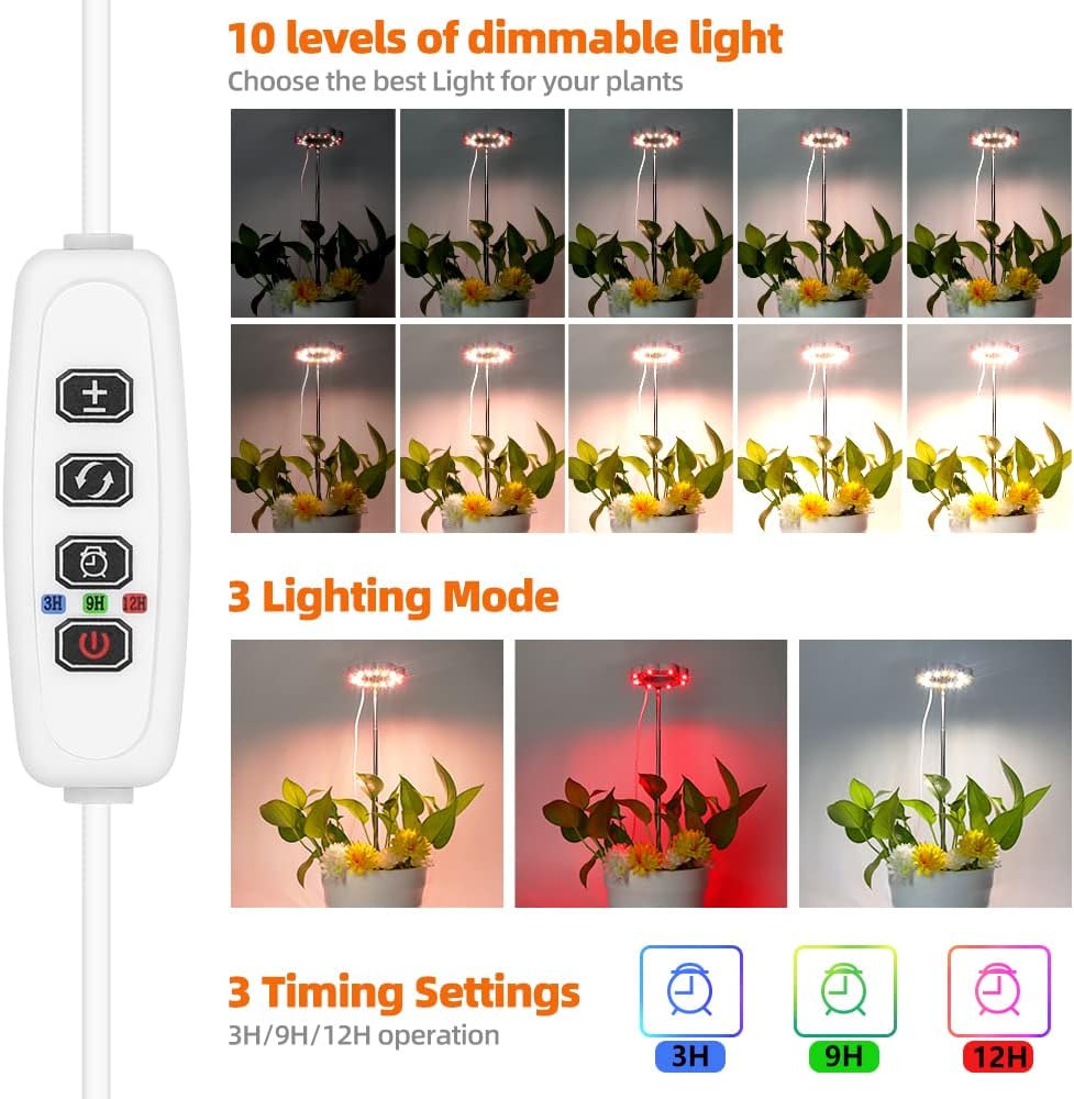 Full Spectrum LED Grow Light for Indoor Plants
