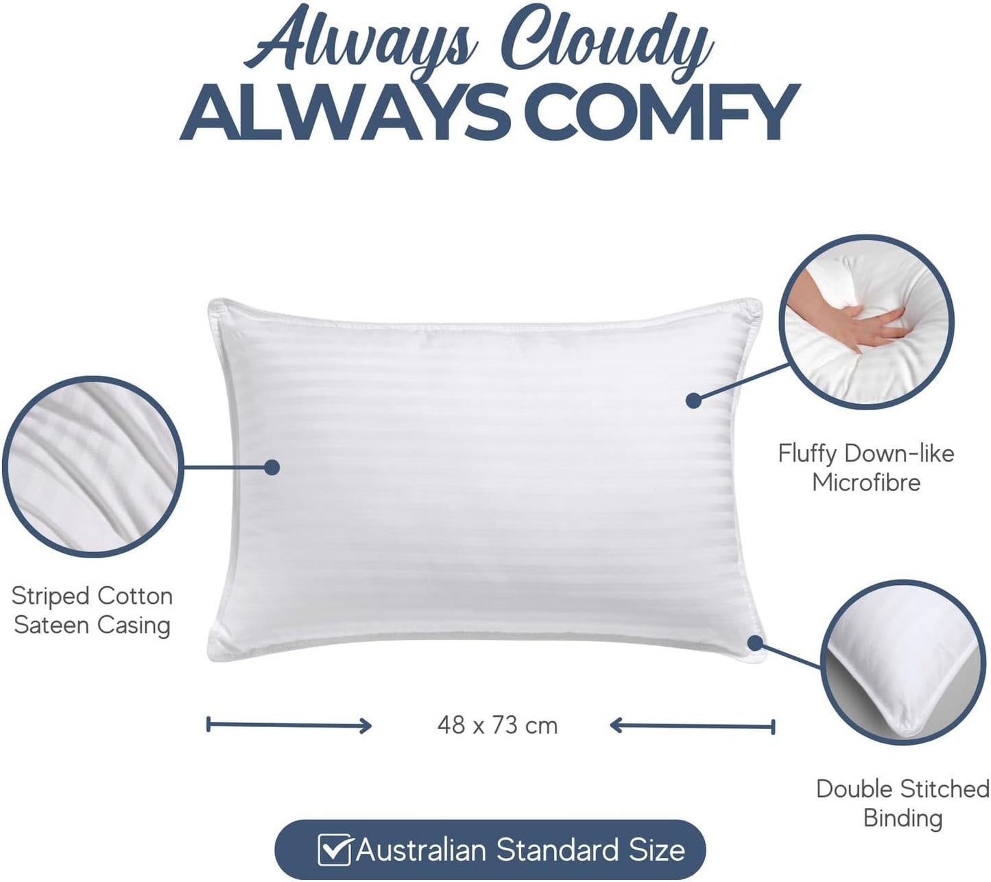 Luxurious Hypo-allergenic Pillows - Ultimate Comfort for All Sleepers - Dreamaker