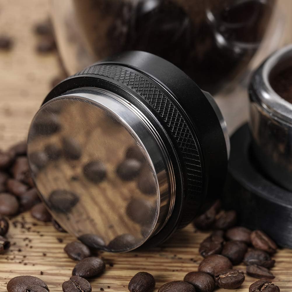 53mm Coffee Distributor & Tamper, MATOW Dual Head Coffee Leveler Compatible with Breville 54mm Portafilter, Adjustable Depth- Professional Espresso Hand Tampers