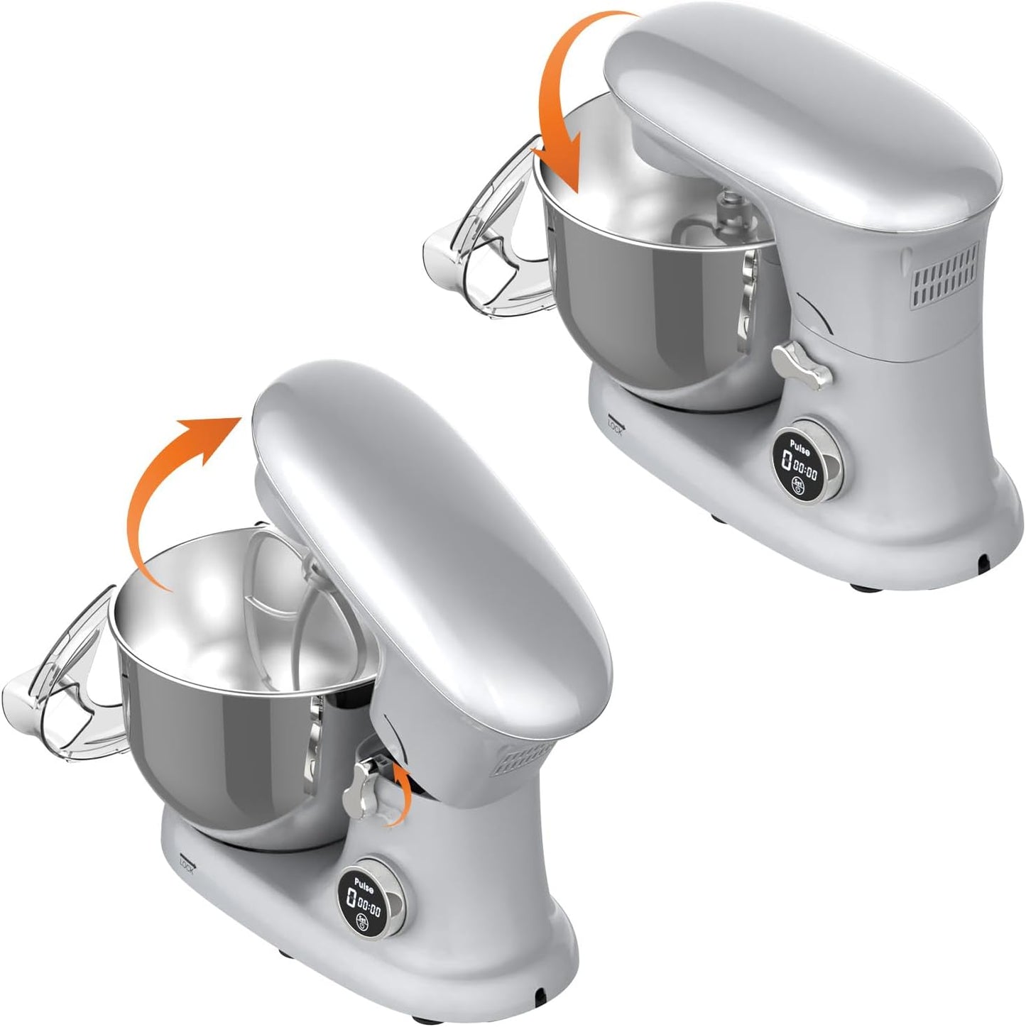 1400W Stand Mixer | 6.5L Electric Food Mixer for Baking