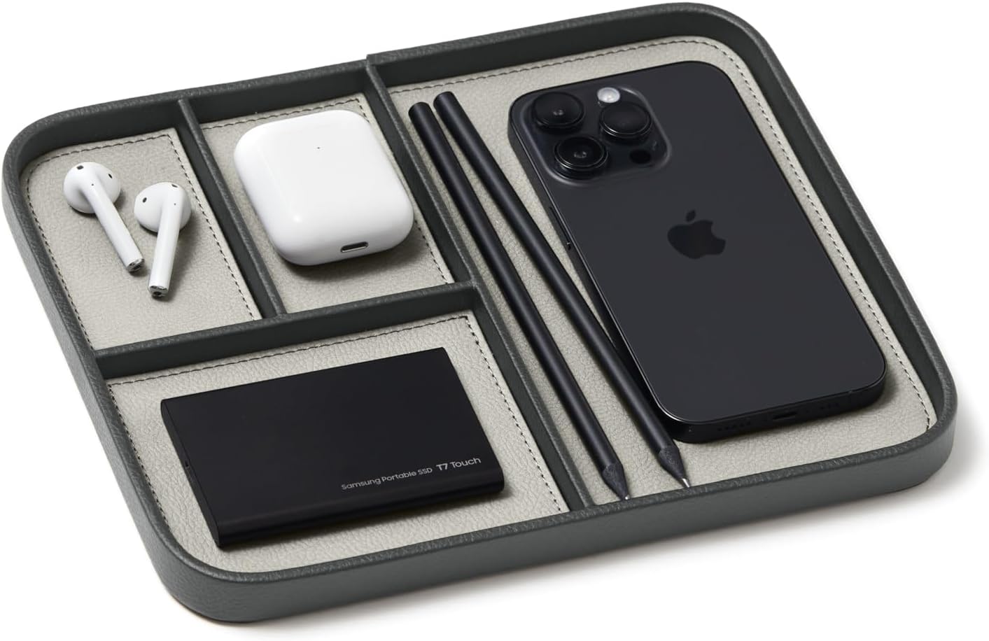 Modern Catchall Tray | Premium Leather EDC Organiser