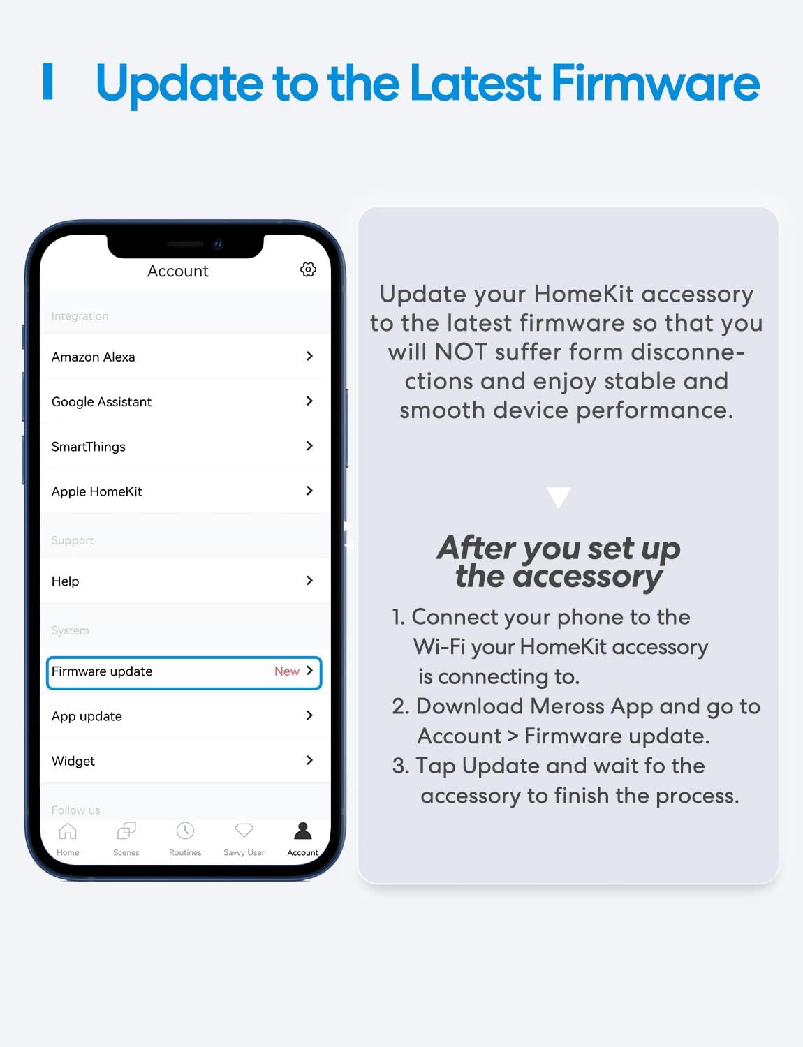 meross Smart Garage Door Opener Remote, Compatible with Apple HomeKit, Amazon Alexa, Google Assistant, SmartThings, Multiple Notification Modes, No Hub Needed