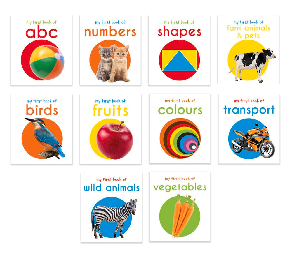 Toddler Learning Boxset | 10 Board Books | Educational | Australia