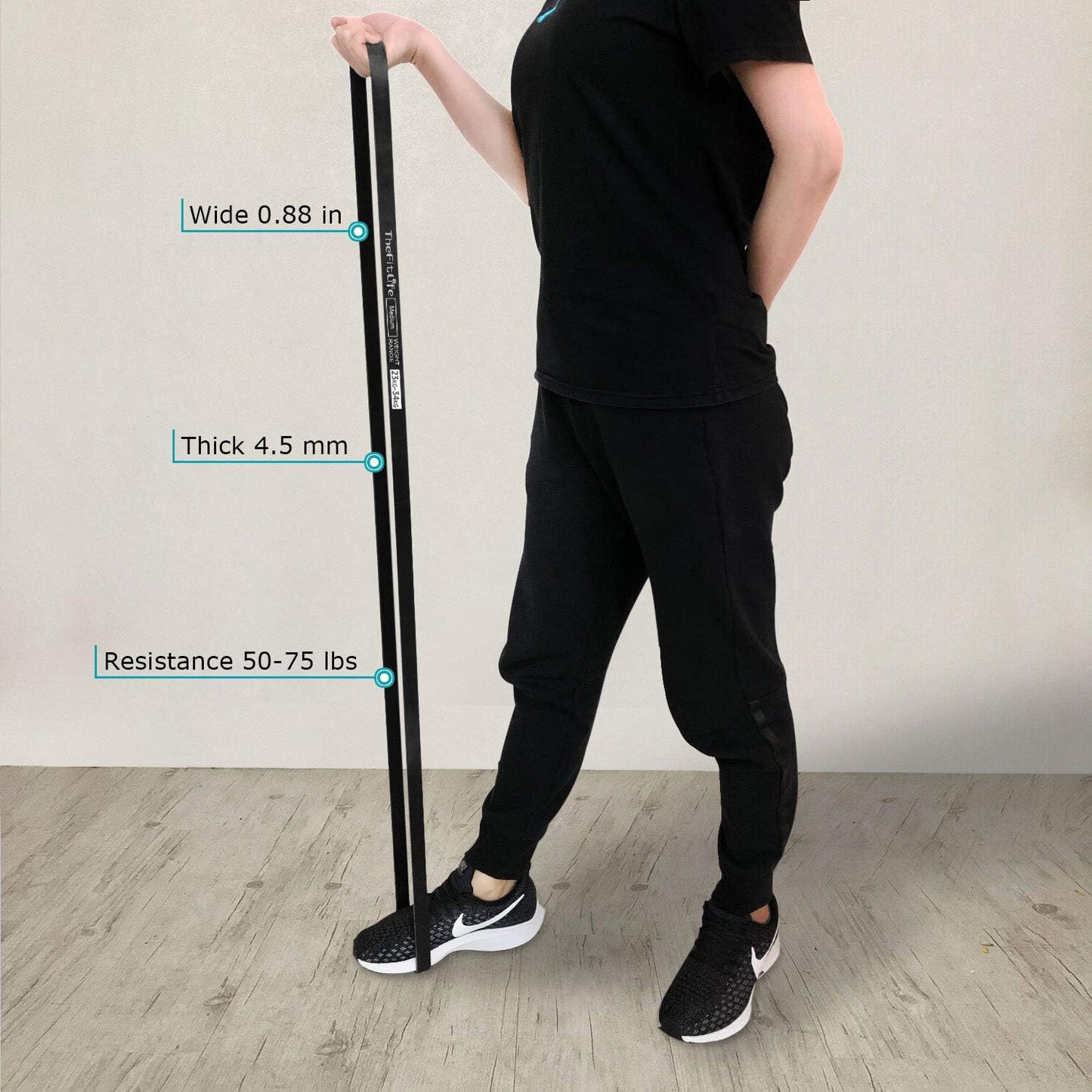 Assisted Pull Up Bands - Progressive Resistance Training Set with Exercise Guide