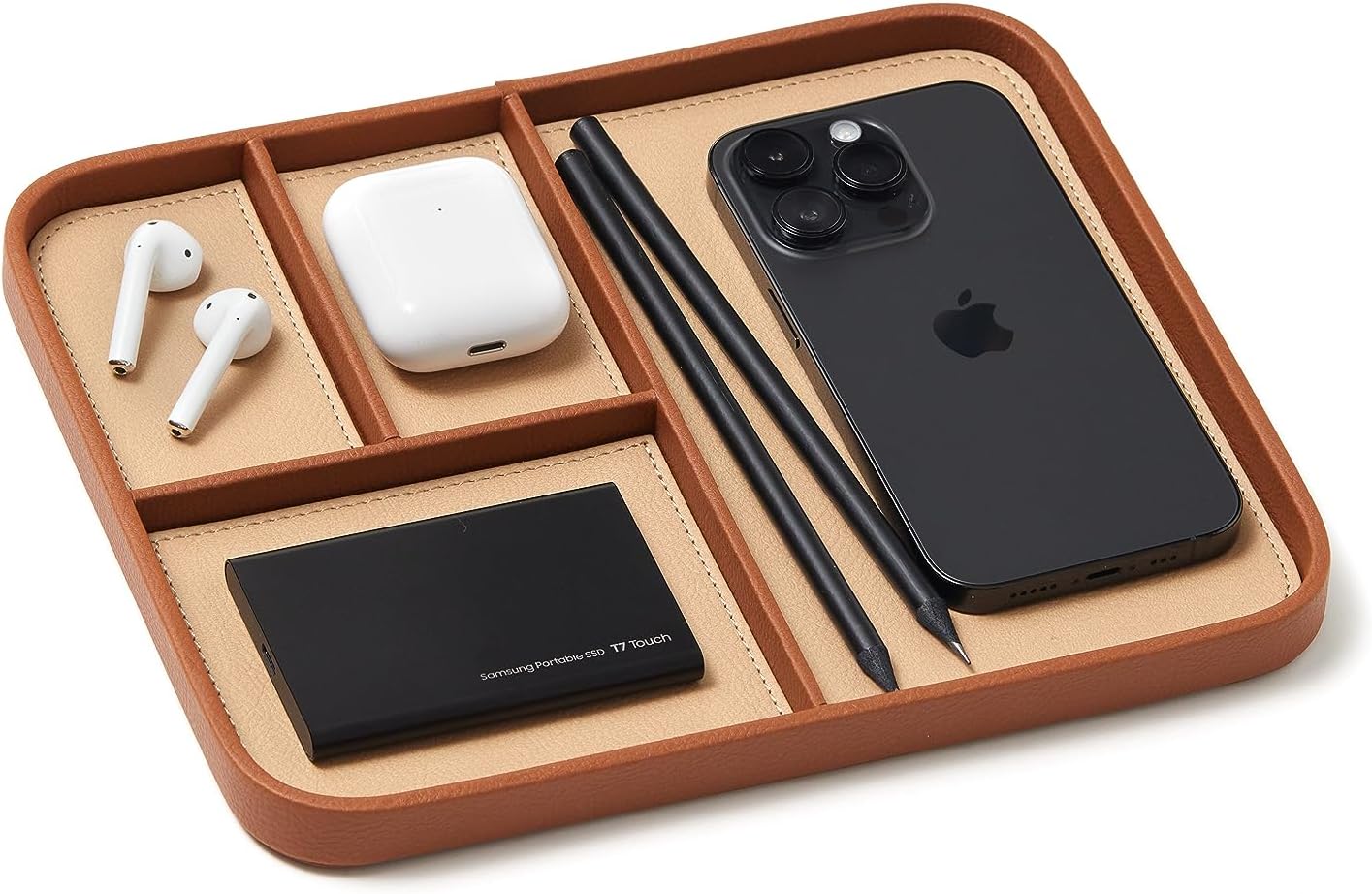 Modern Catchall Tray | Premium Leather EDC Organiser