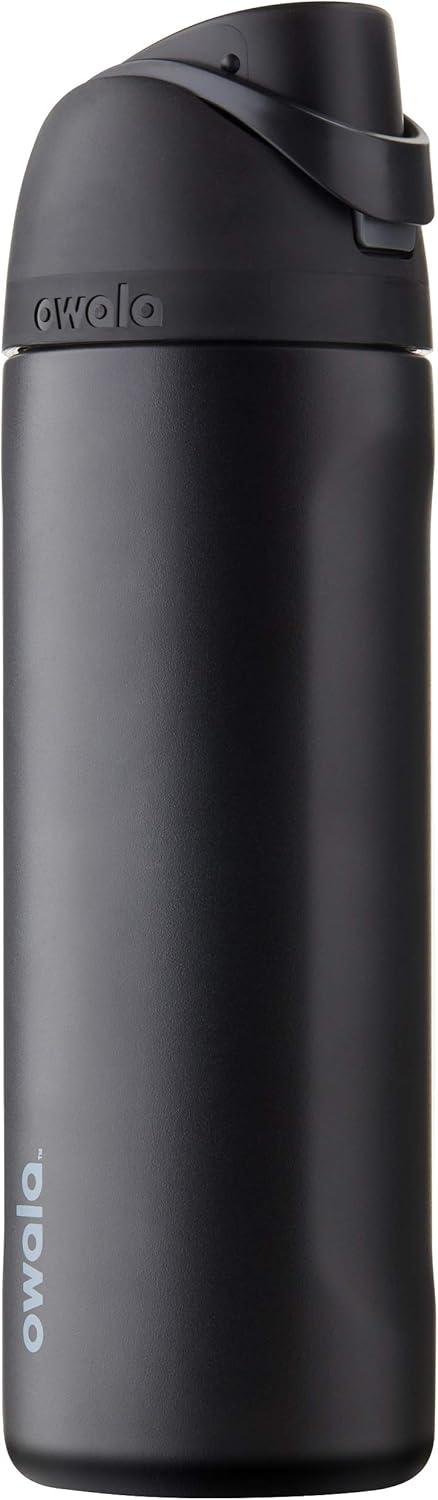 Insulated Stainless Steel Water Bottle - FreeSip Straw & Spout