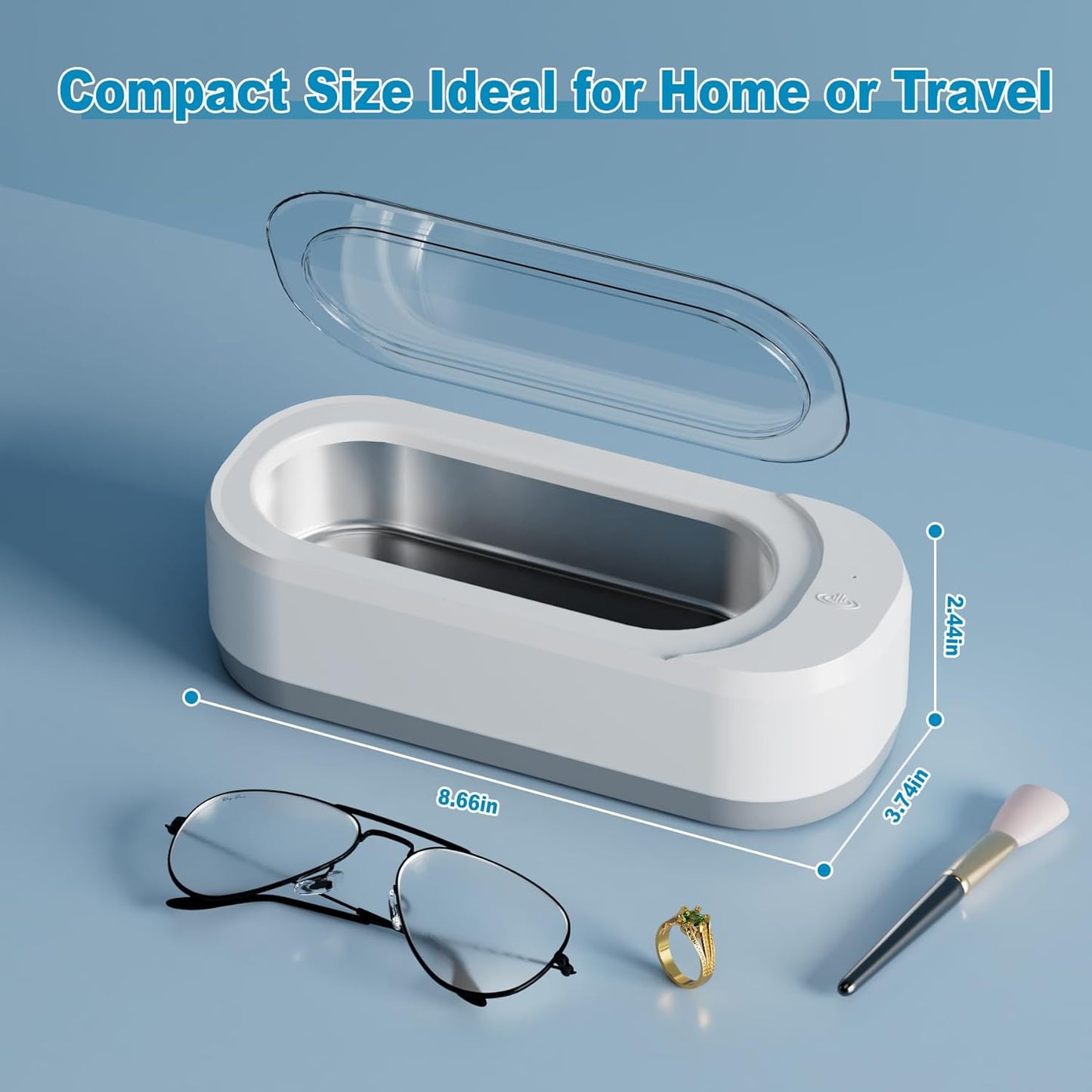 Ultrasonic Jewelry Cleaner | Deep Clean for Jewelry, Eyeglasses & More | Australia