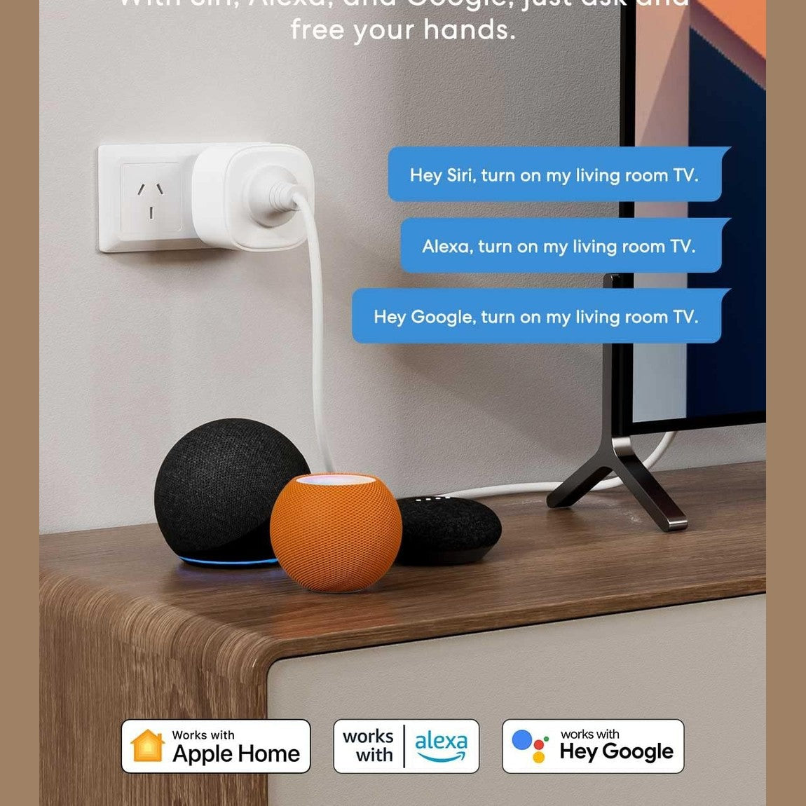 Smart Plug Australia | Voice Control Remote Power Outlet for Home Automation | Apple Homekit