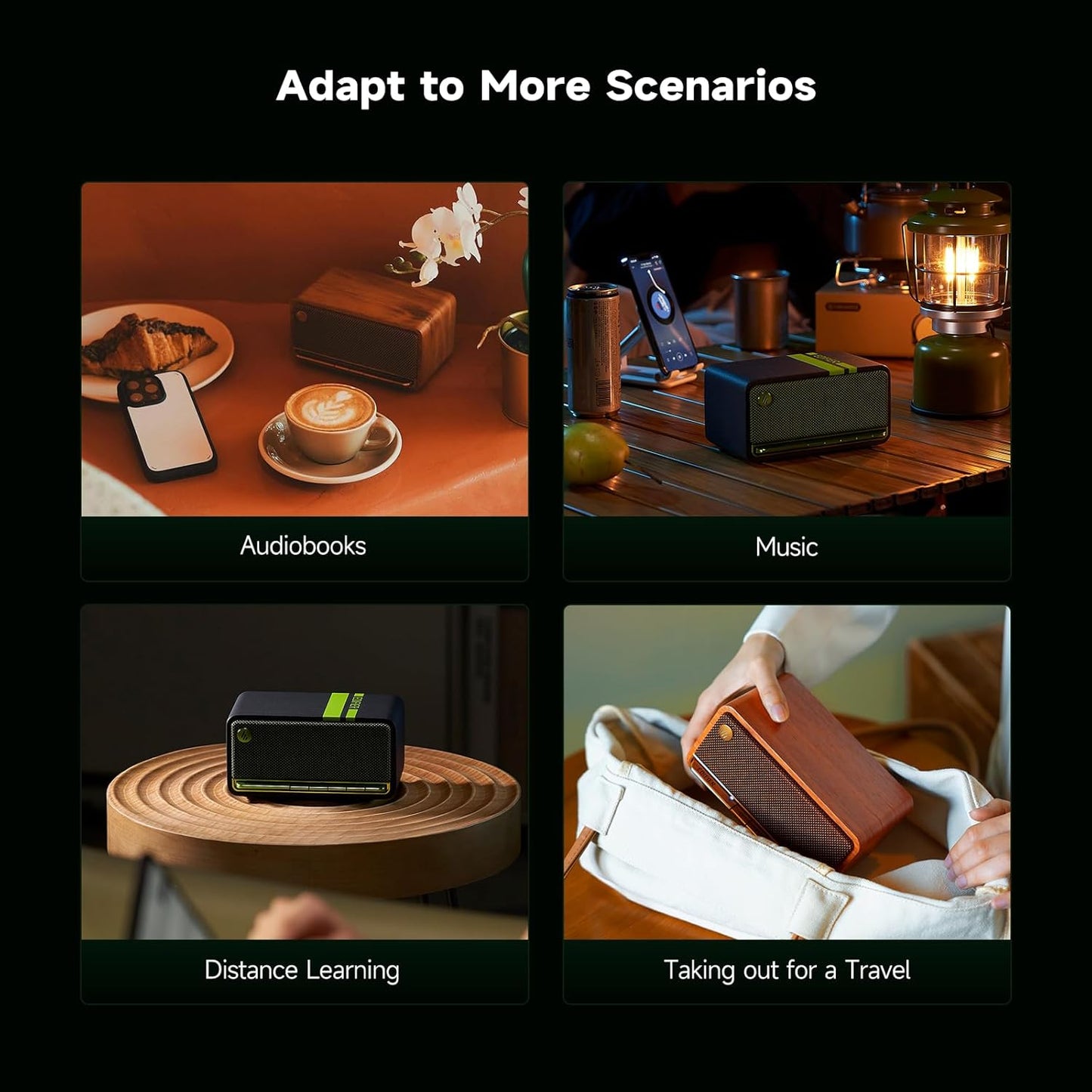 Wooden Desktop & Travel Speaker: Superior Audio