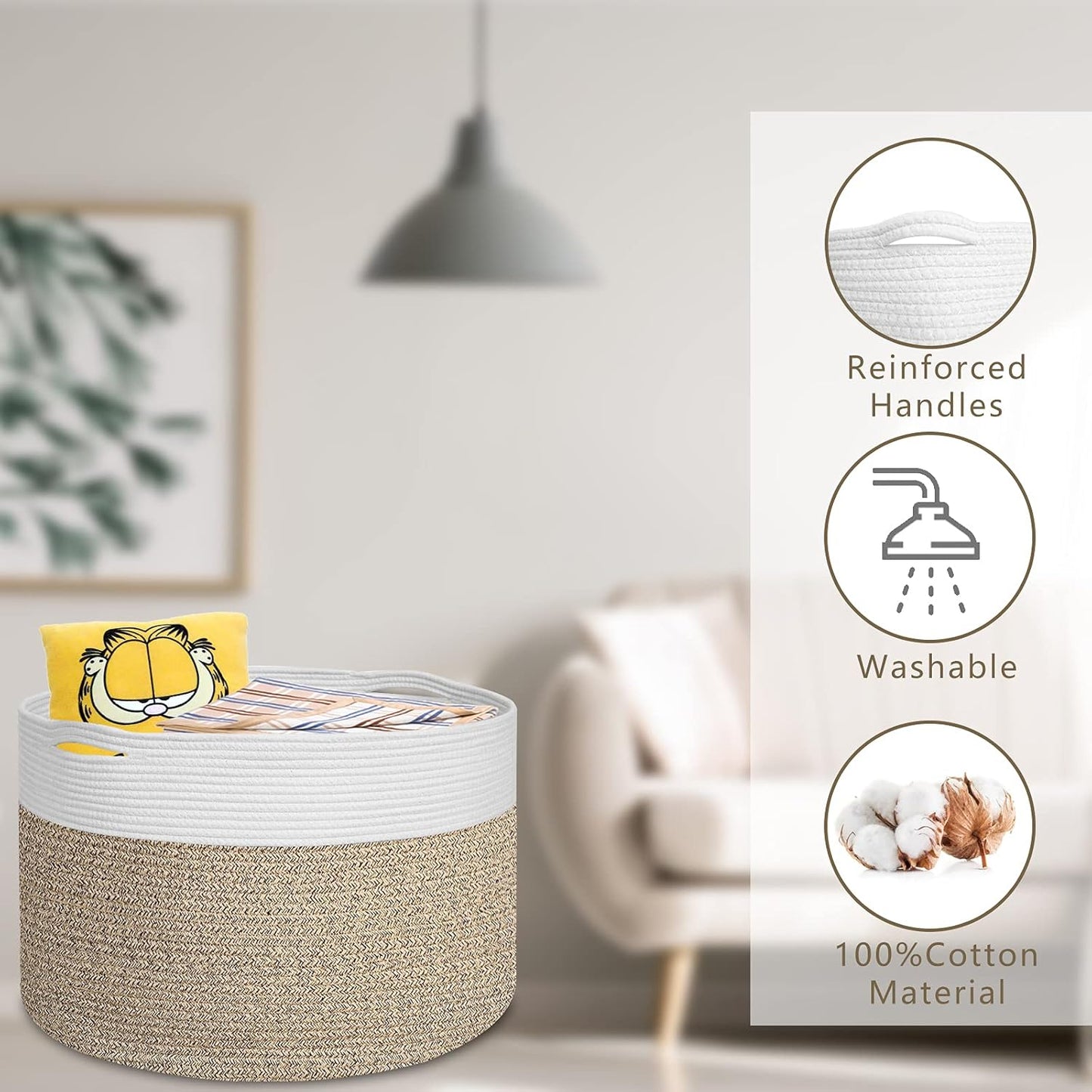 Stylish Fabric Storage Boxes - Organize Blankets & Home Clutter | Australia