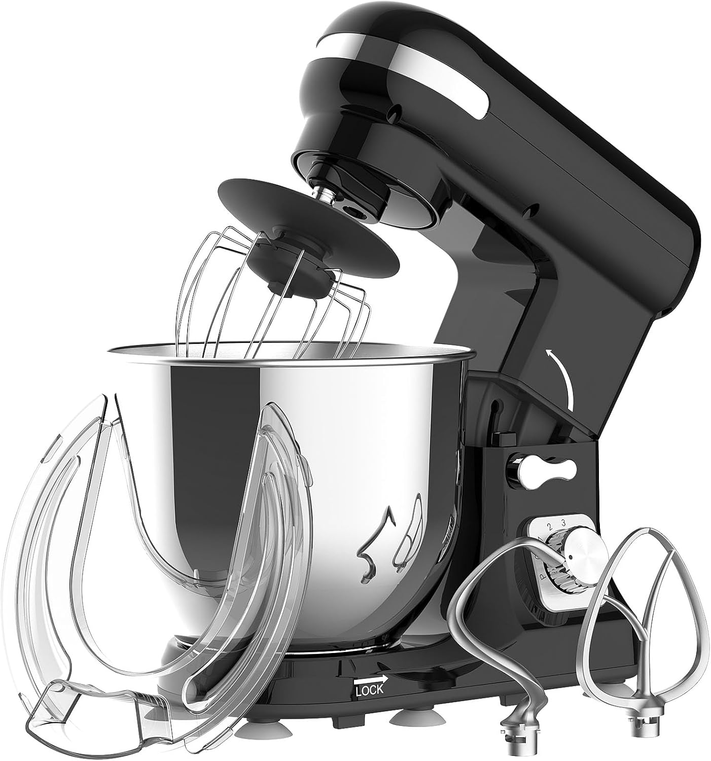 1400W Stand Mixer | 6.5L Electric Food Mixer for Baking