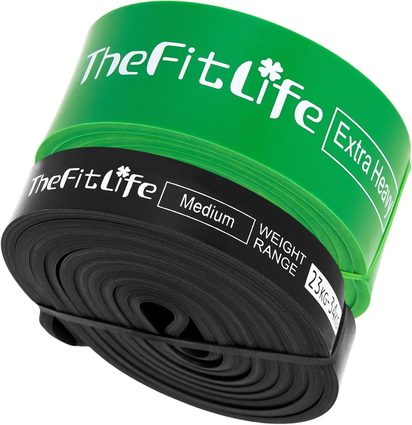 Assisted Pull Up Bands - Progressive Resistance Training Set with Exercise Guide