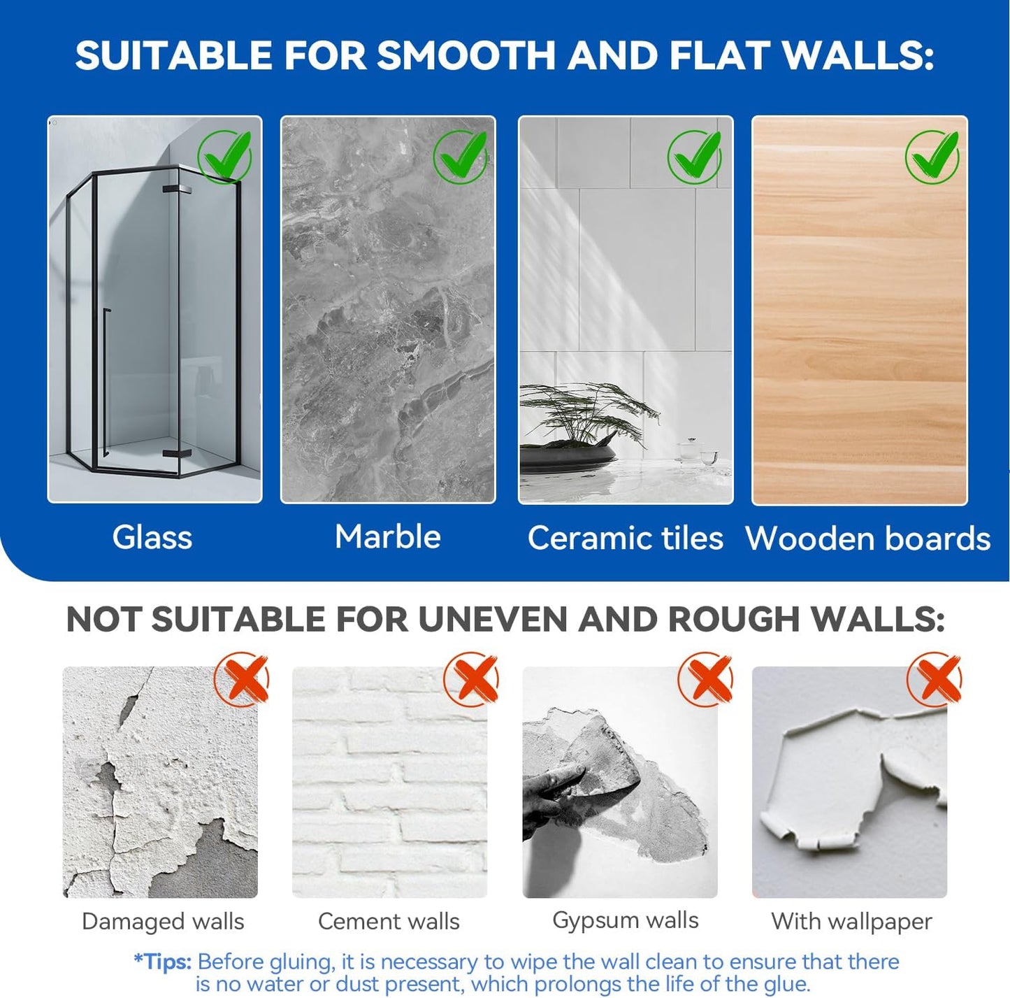 Self-Adhesive Bathroom Corner Shelf - Drill-Free Shower Caddy