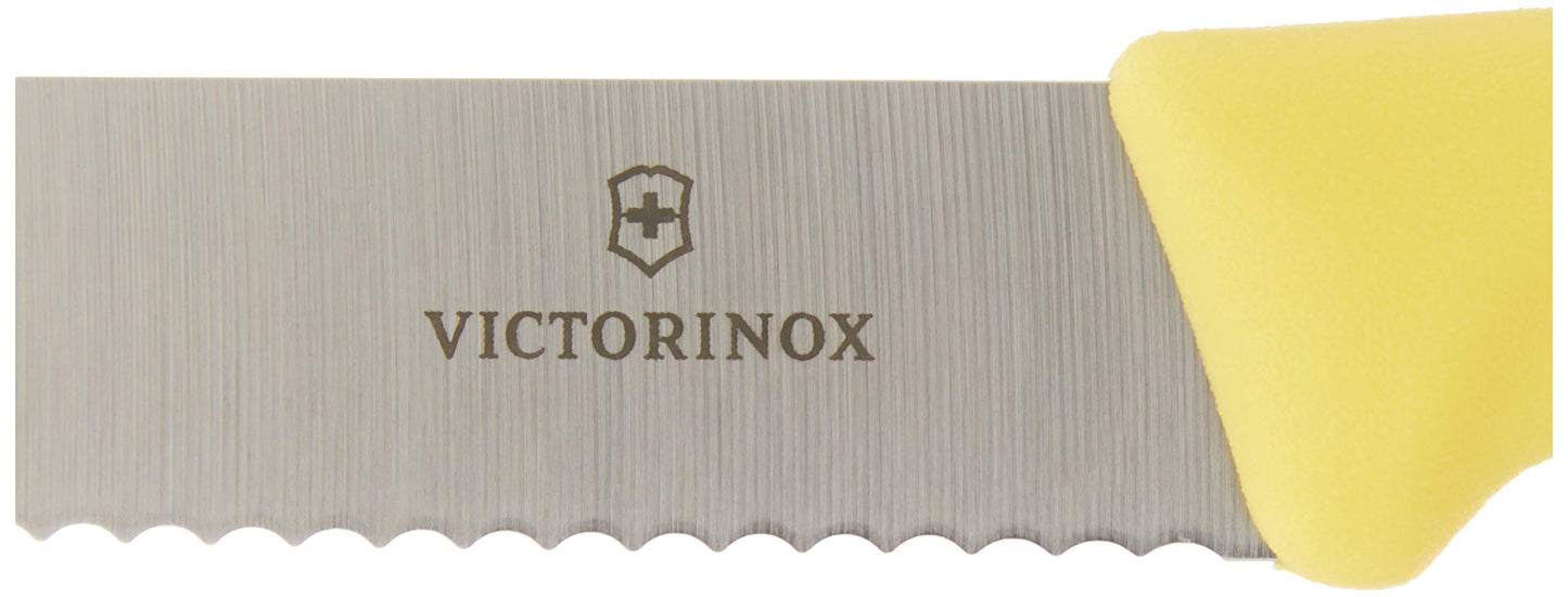 Victorinox Classic Wavy Edge Steak and Tomato Knife, Green