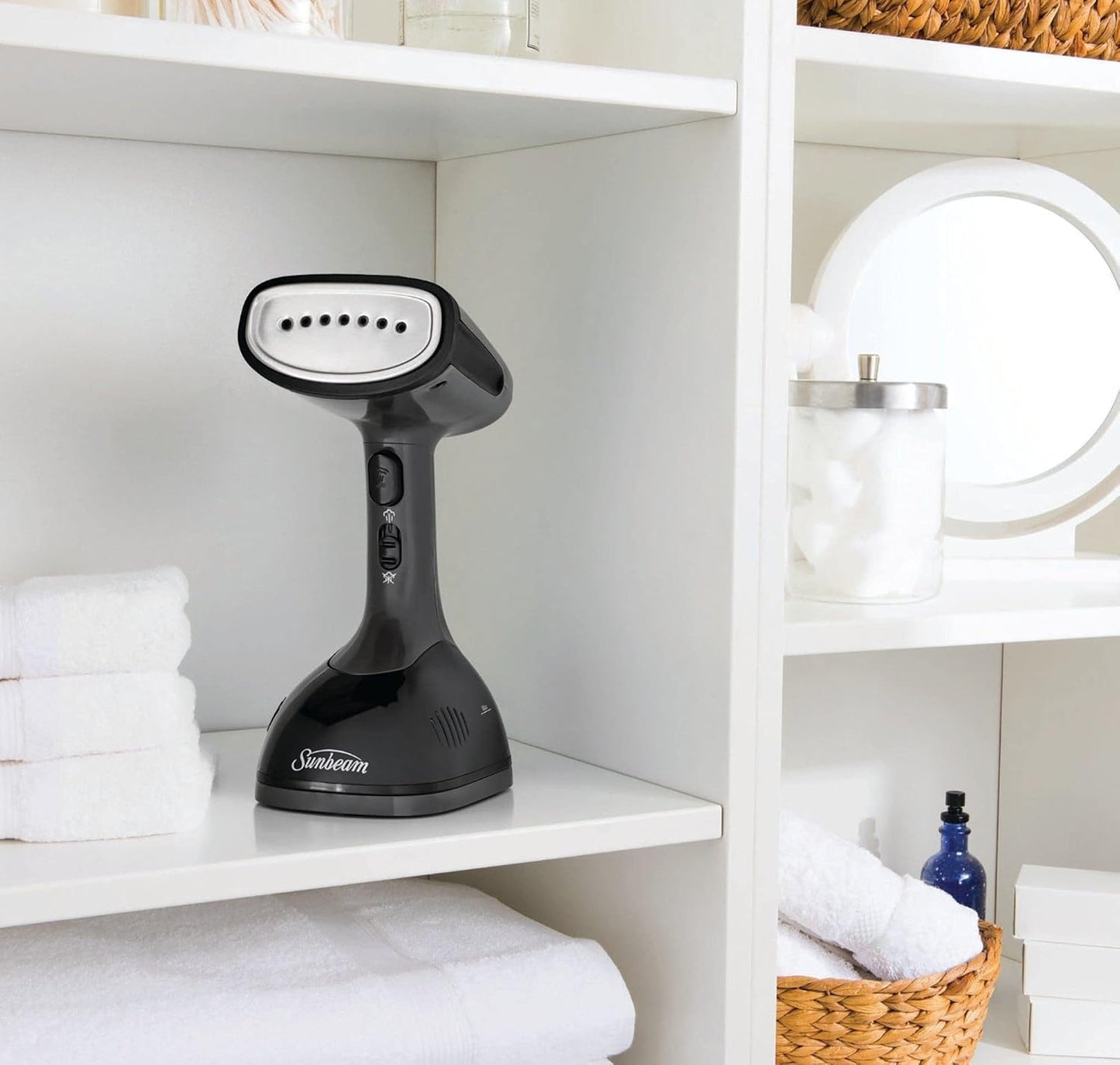 Sunbeam Power Steam Handheld Garment Steamer | Fast Wrinkle Remover