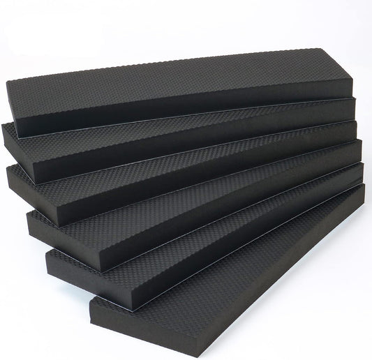 KLOLKUTTA Garage Wall Protector, 4 Pack Car Door Wall Guard Bumpers Self Adhesive High Density EVA Foam for Warehouse Park Assist