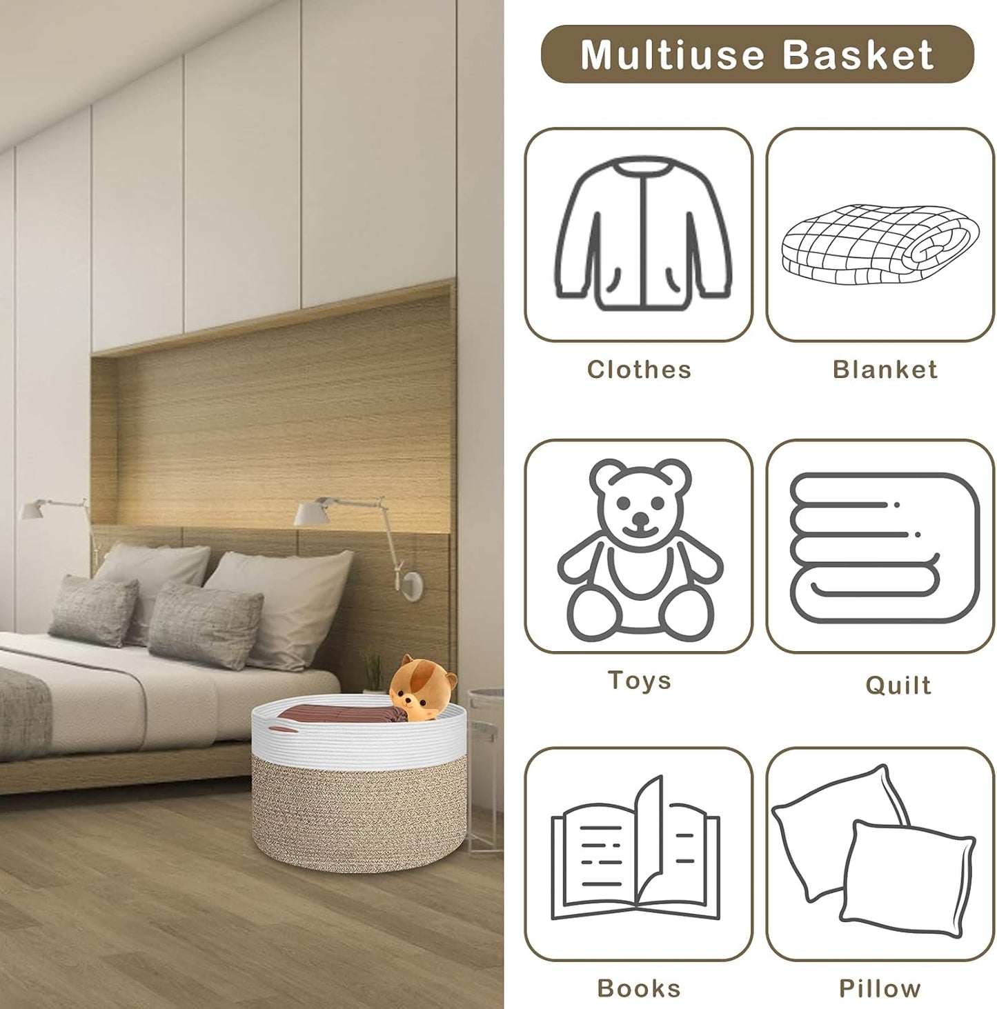 Stylish Fabric Storage Boxes - Organize Blankets & Home Clutter | Australia