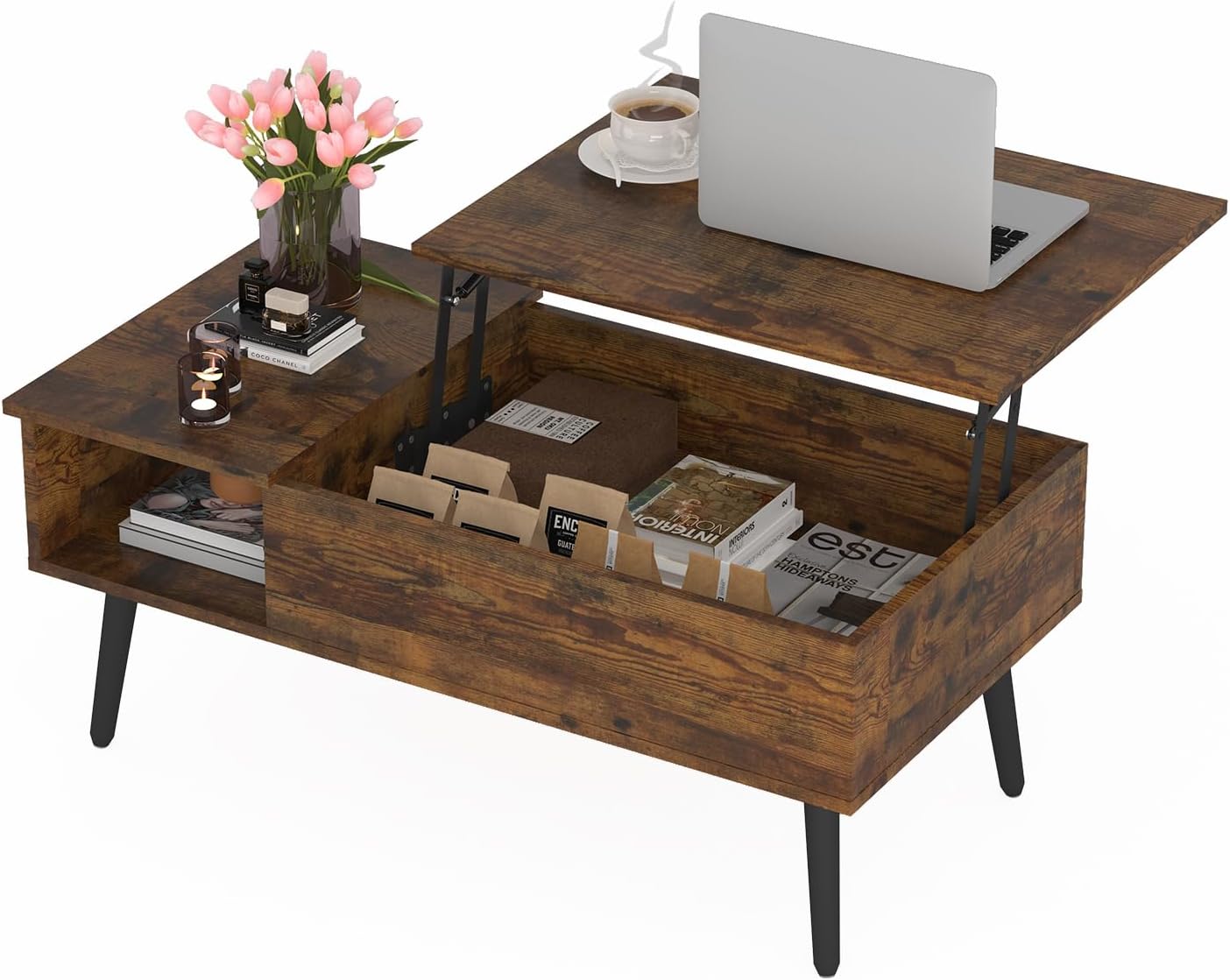 Lift Top Coffee Table | Functional Living Room Storage Desk