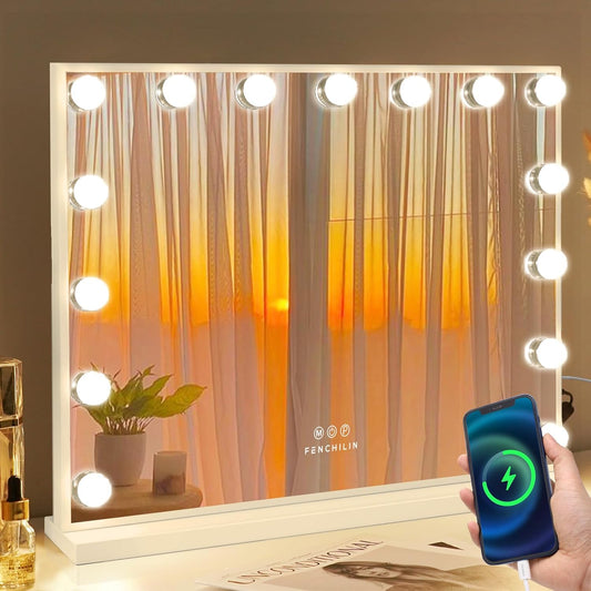 Professional LED Vanity Mirror for Makeup - USB & Type-C Charging