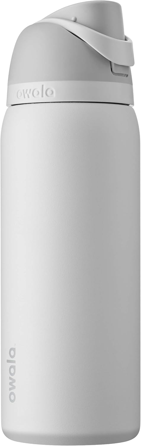 Insulated Stainless Steel Water Bottle - FreeSip Straw & Spout