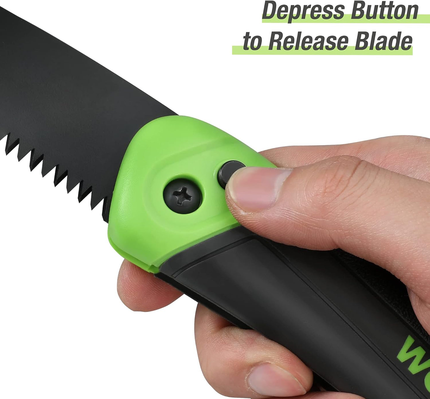 WORKPRO Pruning Saws 180mm, Hand Saws with Safety Lock, Folding Saw with Triple Tooth Cut, Ideel for Garden, Camping, Tree Trimming and More