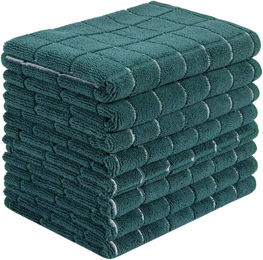 Microfiber Kitchen Towels Set of 8 | Super Absorbent Dish Cloths