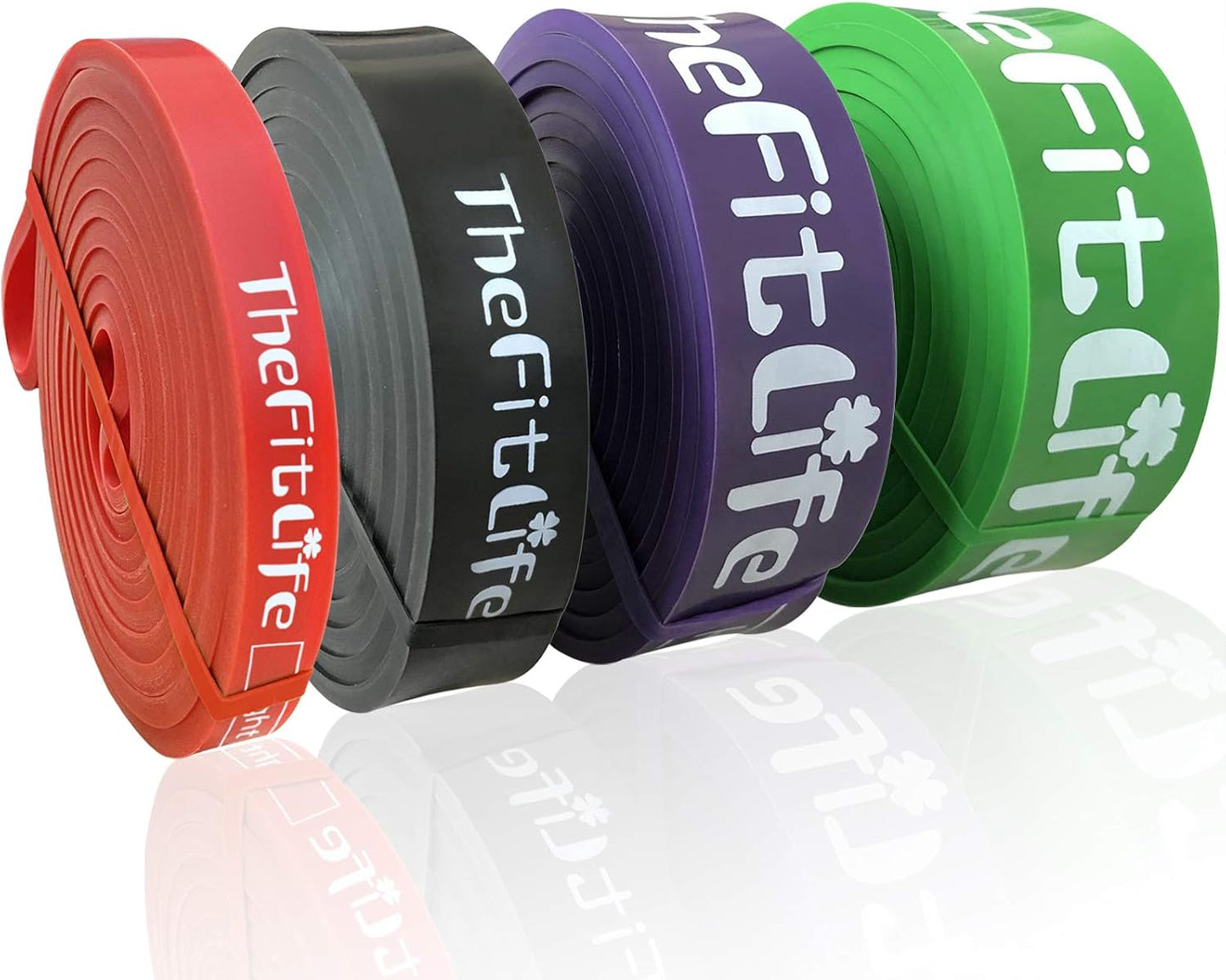 Assisted Pull Up Bands - Progressive Resistance Training Set with Exercise Guide