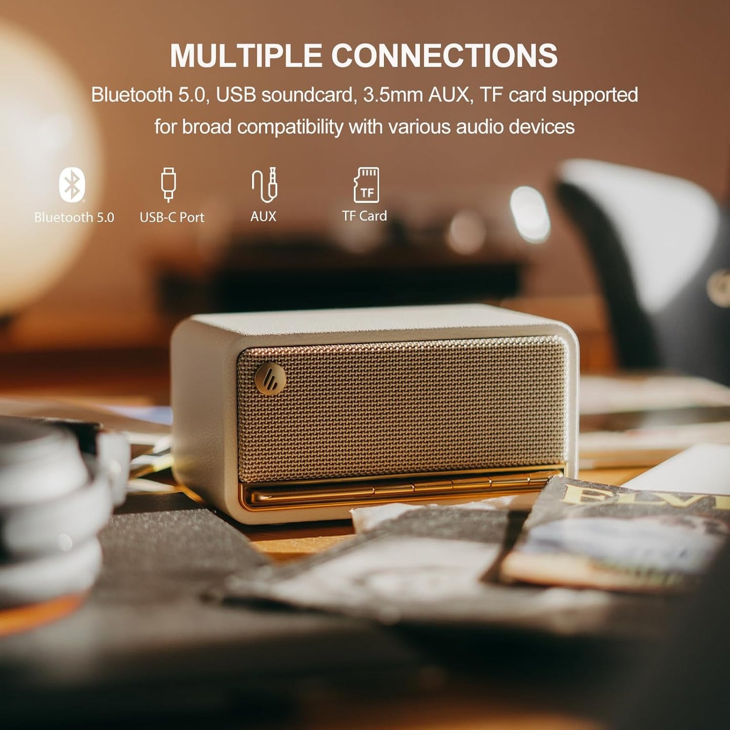 Wooden Desktop & Travel Speaker: Superior Audio