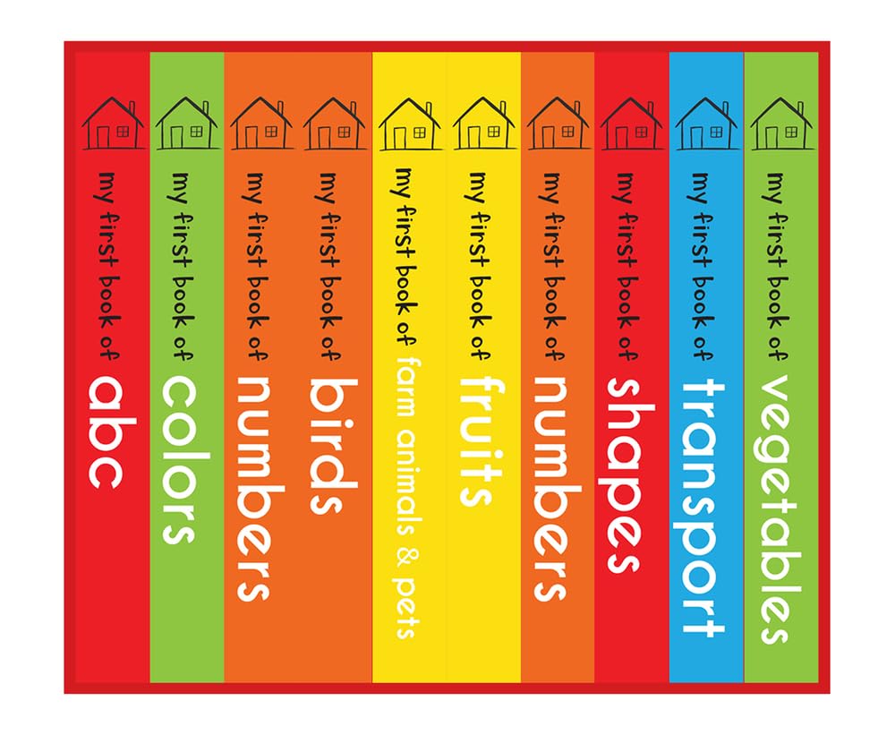 Toddler Learning Boxset | 10 Board Books | Educational | Australia